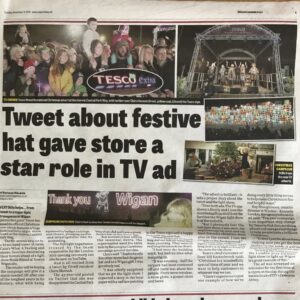 I even made the local newspaper